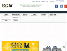 Tablet Screenshot of granitememorials.ie